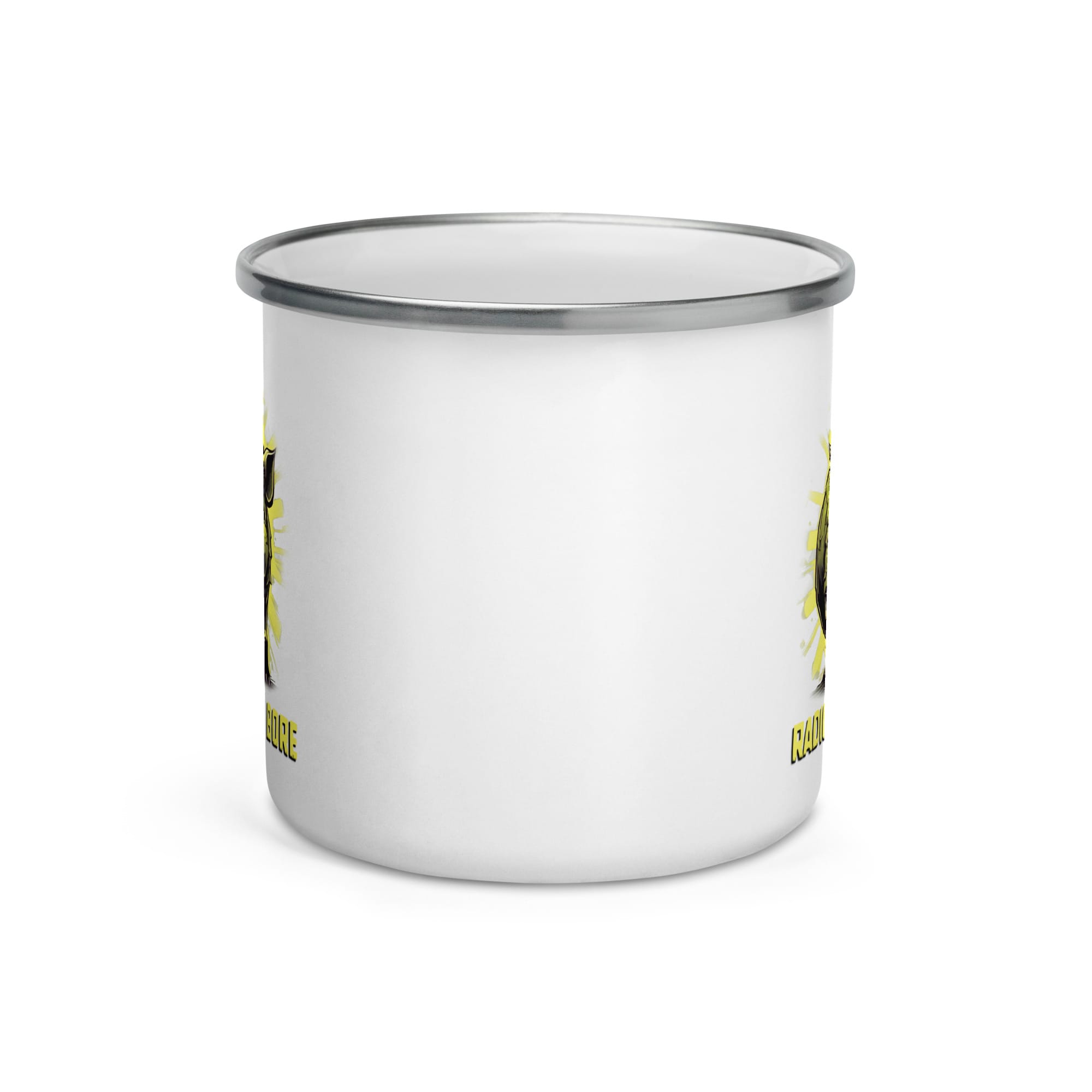 'RADIOACTIVE BORE' ENAMEL MUG - Image 3