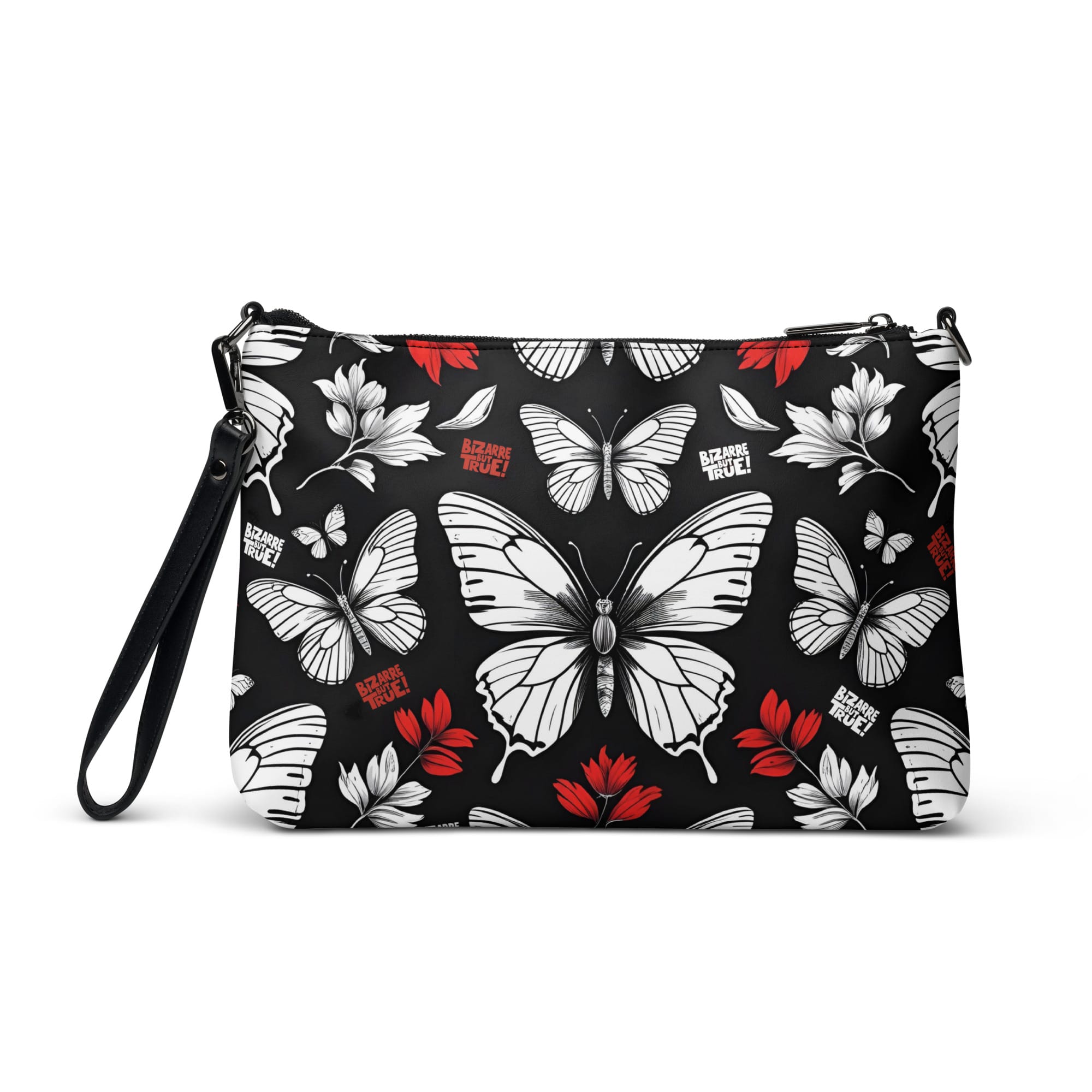 ‘BIZARRE BUT TRUE! BUTTERFLIES’ CROSSBODY HANDBAG