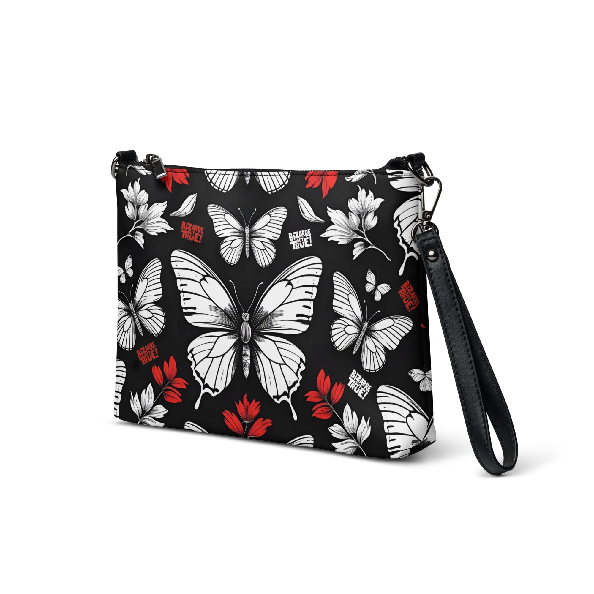 ‘BIZARRE BUT TRUE! BUTTERFLIES’ CROSSBODY HANDBAG - Image 2