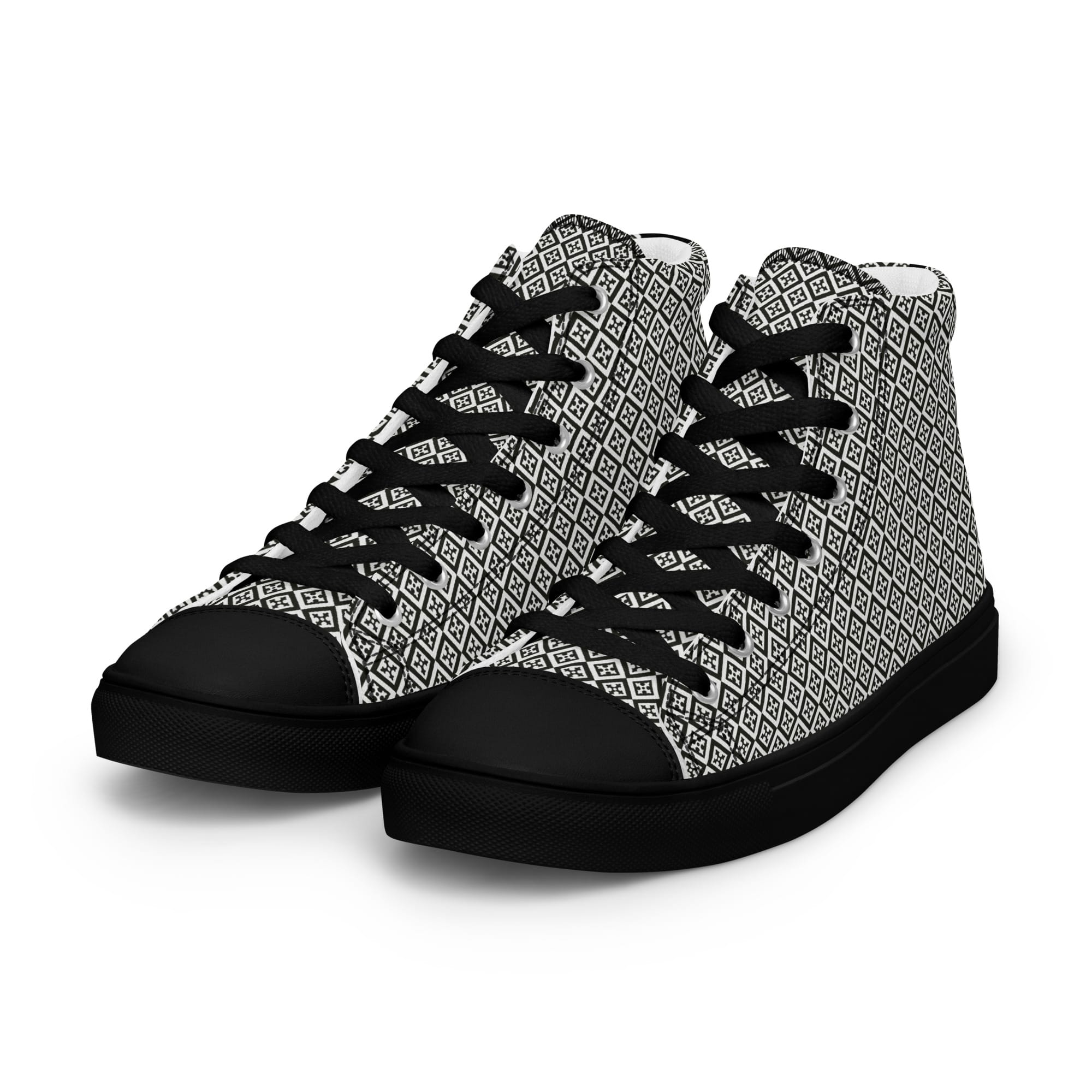 ‘TITANIC TILE’ WOMEN’S CANVAS SHOES - Image 4